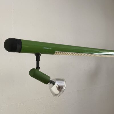Suspension_Neon_Spots_orientable_Lita_France_vert_Aluminium_Ailettes_Maison_liedekerke_LK