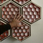 applique_plafonnier_urss_sovietique_ruche_abeille_space_age_1970_seventies_orange_maison_liedekerke_LK_10