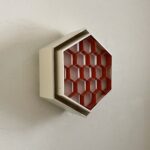 applique_plafonnier_urss_sovietique_ruche_abeille_space_age_1970_seventies_orange_maison_liedekerke_LK_4
